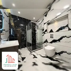ديكورات بديل الرخام للحمامات
