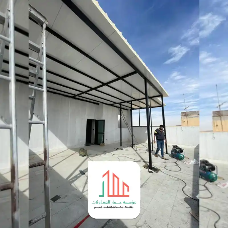 مظلات ساندوتش بانل الرياض