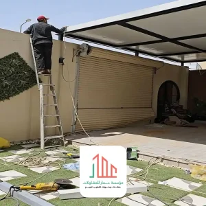 مظلات سيارات ساندوتش بانل الرياض